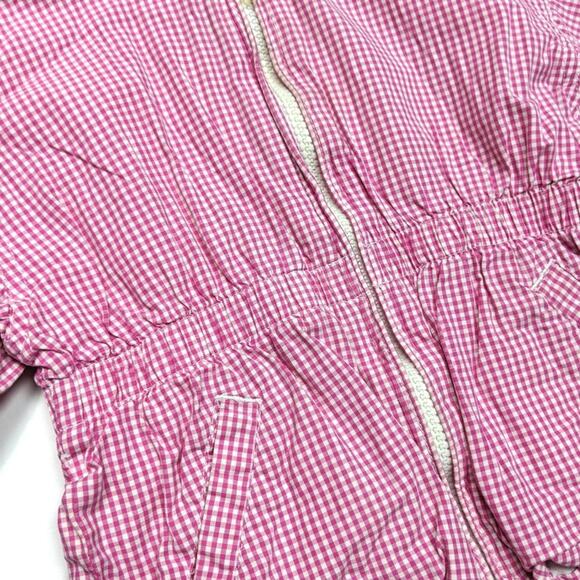 Oshkosh B'gosh Jacket Girls Size 18m Pink Gingham Jacket - Picture 3 of 5